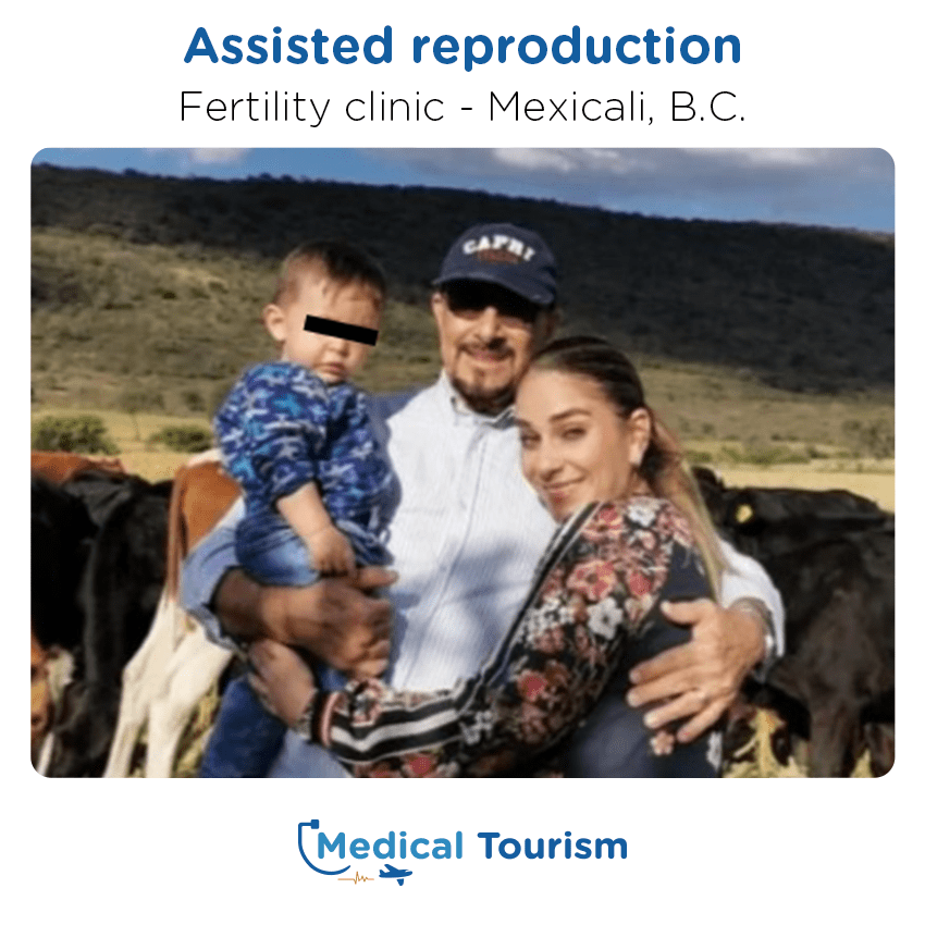 Paciente fertilidad Mexicali antes y despues