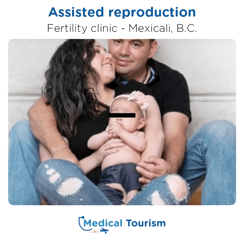 Paciente fertilidad Mexicali antes y despues